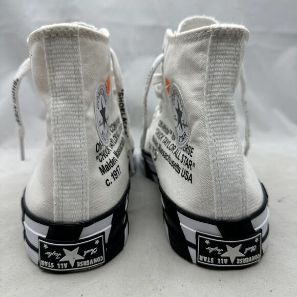 Converse Off White x Chuck 70 White Hi All-Star 2018 Mens 7/ Womens 9 - 163862C - Picture 6 of 9